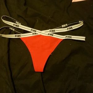 New w. Tags vs pink thong